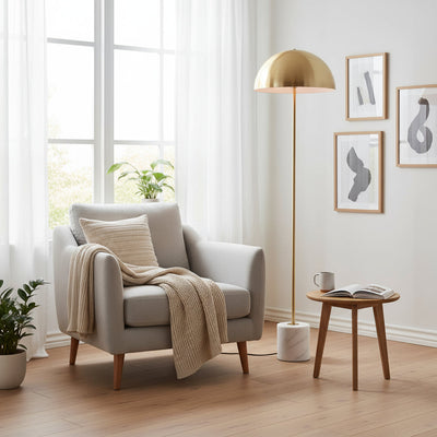 Eleganz trifft Klarheit – Die Murdoch Stehlampe von Vorasi