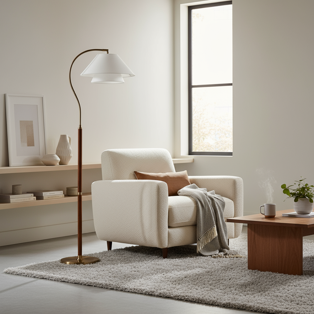 Wohnzimmer Stehlampe im nordischen Stil