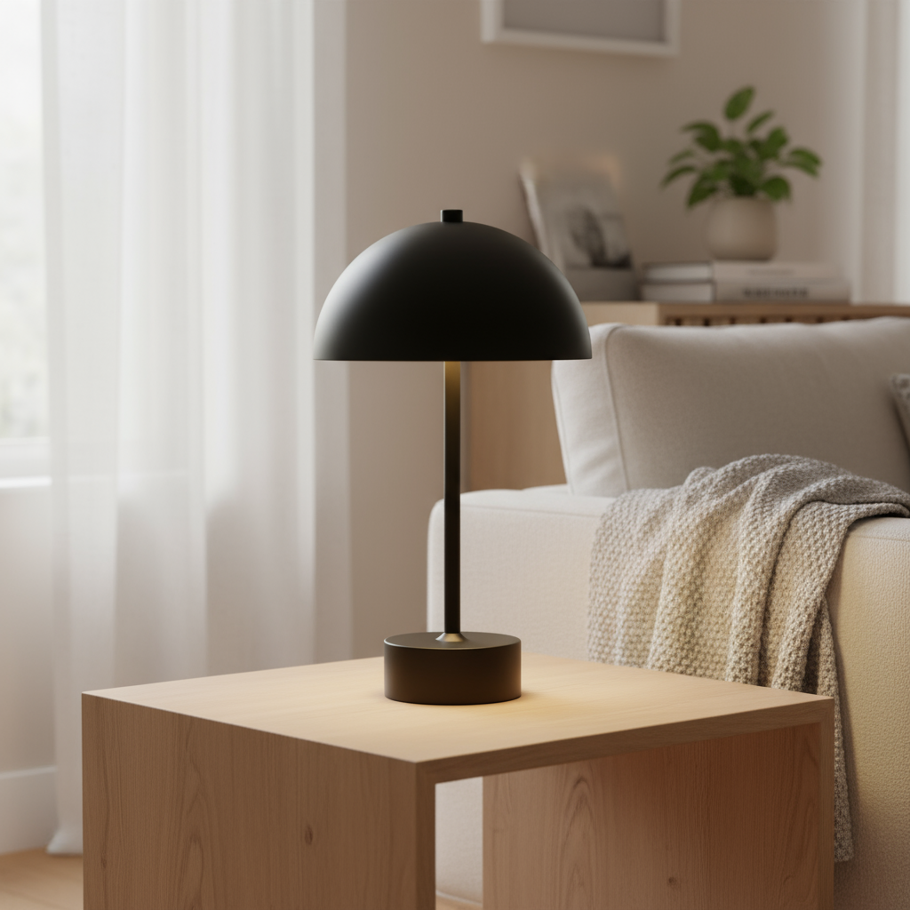 Wohnzimmer Tischlampe im Retro Design