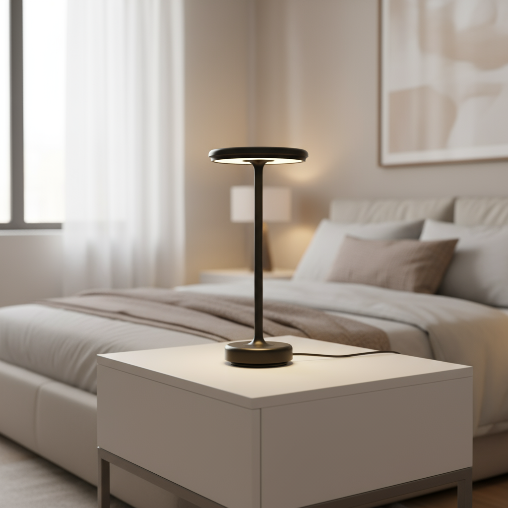 XL LED Tischlampe im modernen Stil