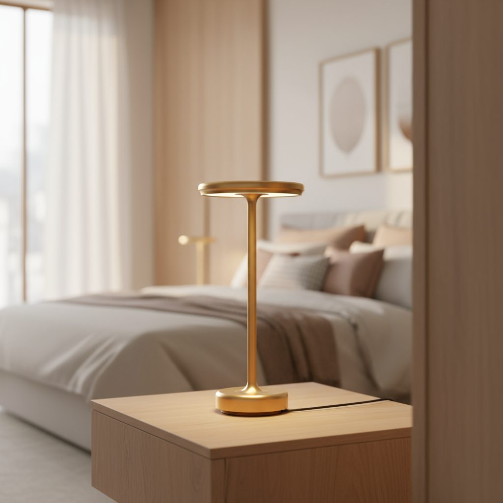 XL LED Tischlampe im modernen Stil