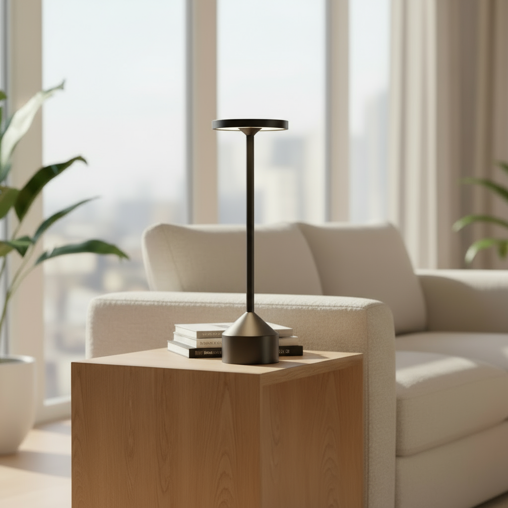 LED Tischlampe im minimalistischen Design